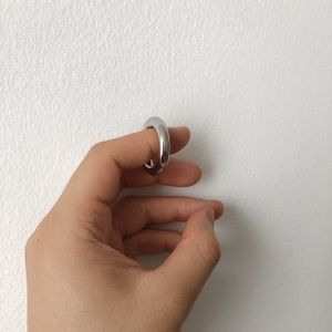 Heavy Solid Round Unisex Ring